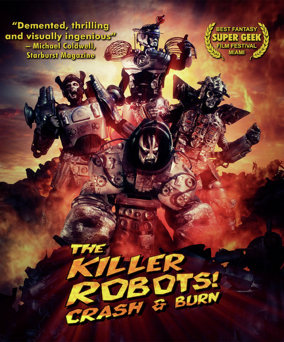 The Killer Robots! Crash and Burn (MOD) (BluRay Movie) - movie cover art