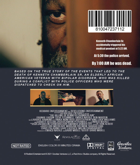 The Killing of Kenneth Chamberlain (MOD) (BluRay Movie) - back cover art