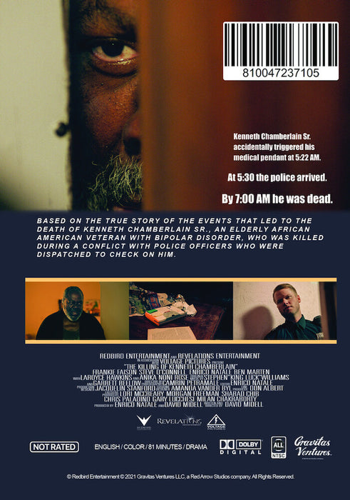 The Killing of Kenneth Chamberlain (MOD) (DVD Movie) - back cover art
