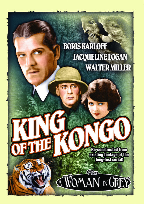 The King of the Kongo (Feature Version) / A Woman in Grey (Feature Ver (MOD) (DVD MOVIE)