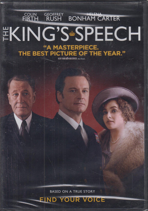 The King's Speech DVD - movie cover art