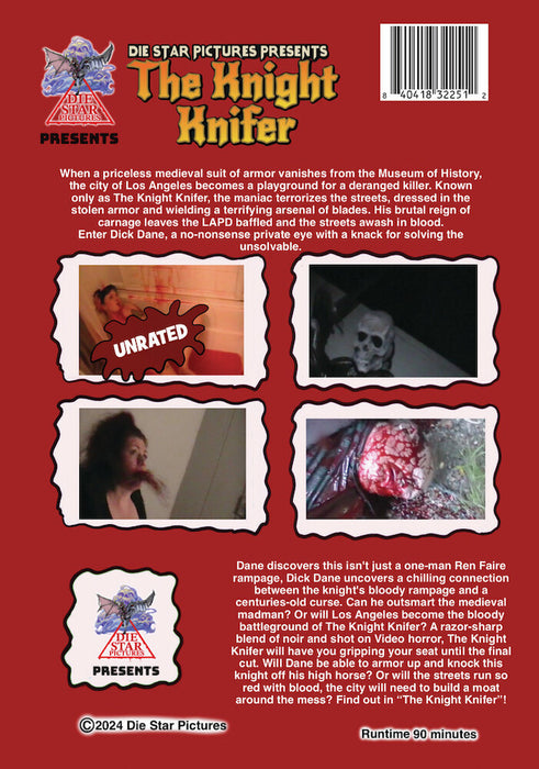 The Knight Knifer (MOD) (DVD Movie) - back cover art