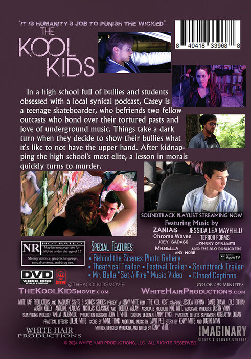 The Kool Kids (MOD) (DVD Movie) - back cover art