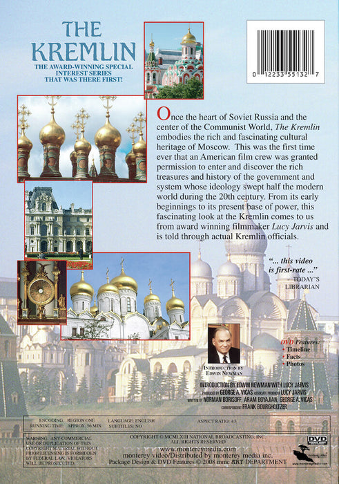 The Kremlin (MOD) (DVD Movie) - back cover art