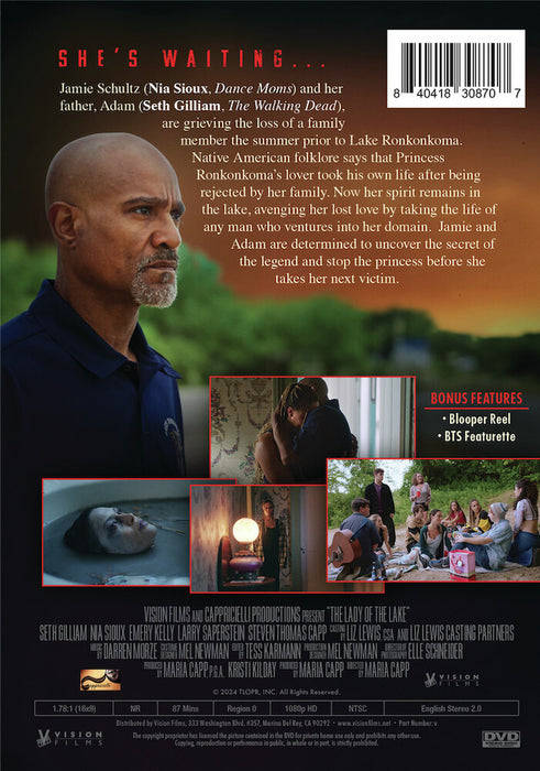The Lady of the Lake (MOD) (DVD Movie) - back cover art