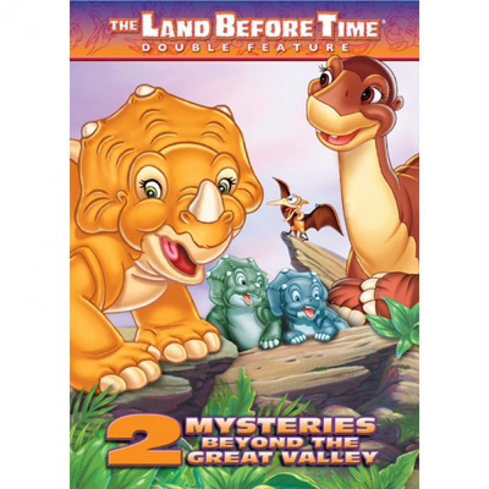 The Land Before Time Double Feature (The Secret of Saurus Rock / The Stone of Cold Fire) DVD - movie cover art