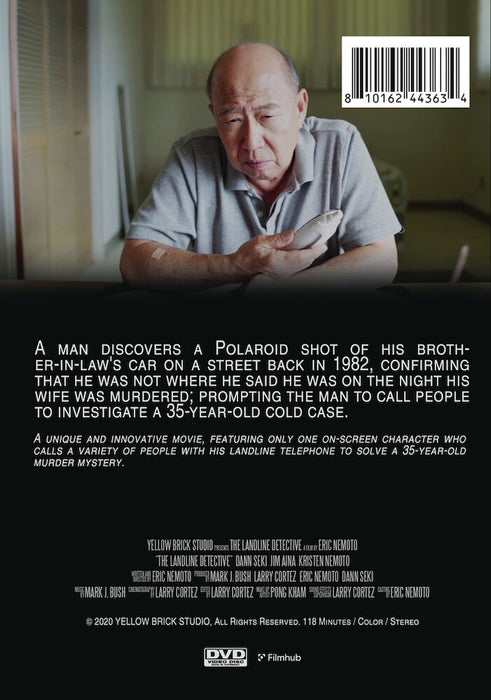 The Landline Detective (MOD) (DVD Movie) - back cover art