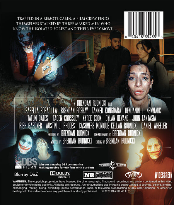 The Last Cabin (MOD) (BluRay Movie) - back cover art