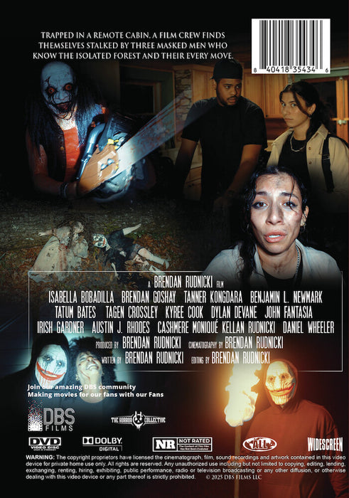The Last Cabin (MOD) (DVD Movie) - back cover art
