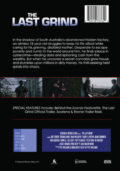 The Last Grind - Special Edition (MOD) (DVD Movie) - back cover art