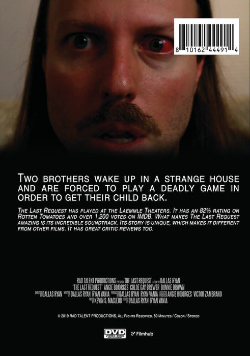 The Last Request (MOD) (DVD Movie) - back cover art