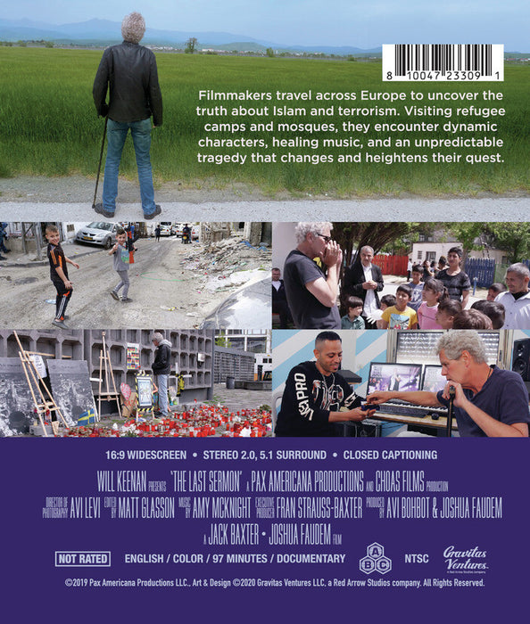 The Last Sermon (MOD) (BluRay Movie) - back cover art