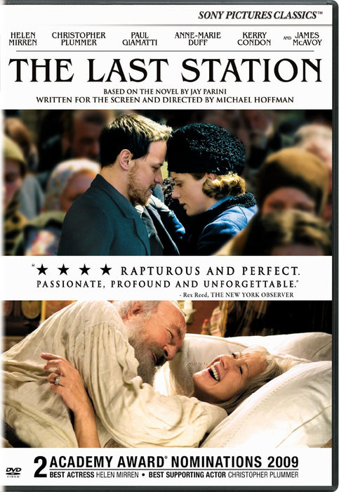 The Last Station DVD - movie cover art