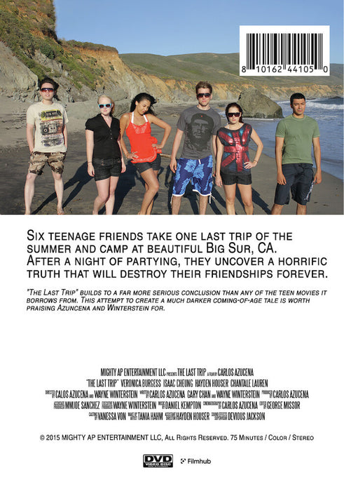 The Last Trip (MOD) (DVD Movie) - back cover art