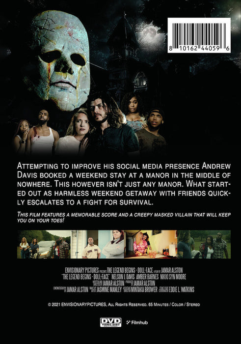 The Legend Begins Doll-Face (MOD) (DVD Movie) - back cover art
