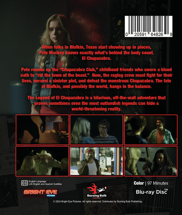 The Legend of El Chupacabra (MOD) (BluRay Movie) - back cover art