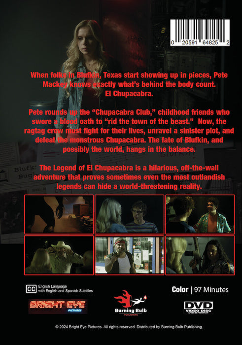 The Legend of El Chupacabra (MOD) (DVD Movie) - back cover art