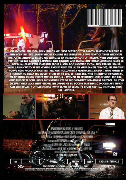 The Lennon Report (MOD) (DVD Movie) - back cover art