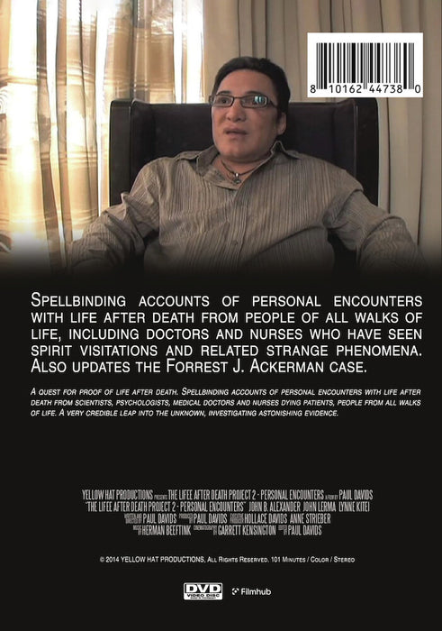 The Life After Death Project 2: Personal Encounters (MOD) (DVD Movie) - back cover art