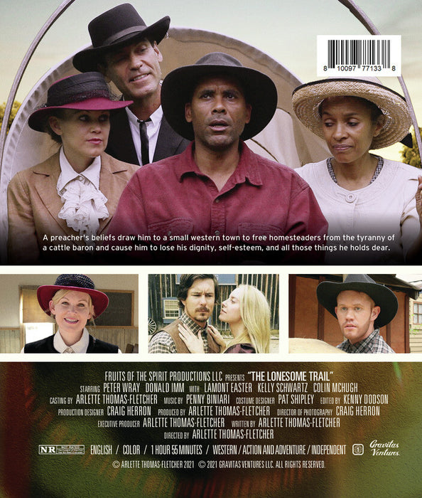 The Lonesome Trail (MOD) (BluRay Movie) - back cover art