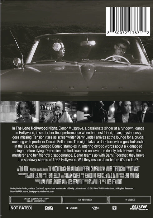 The Long Hollywood Night (MOD) (DVD Movie) - back cover art