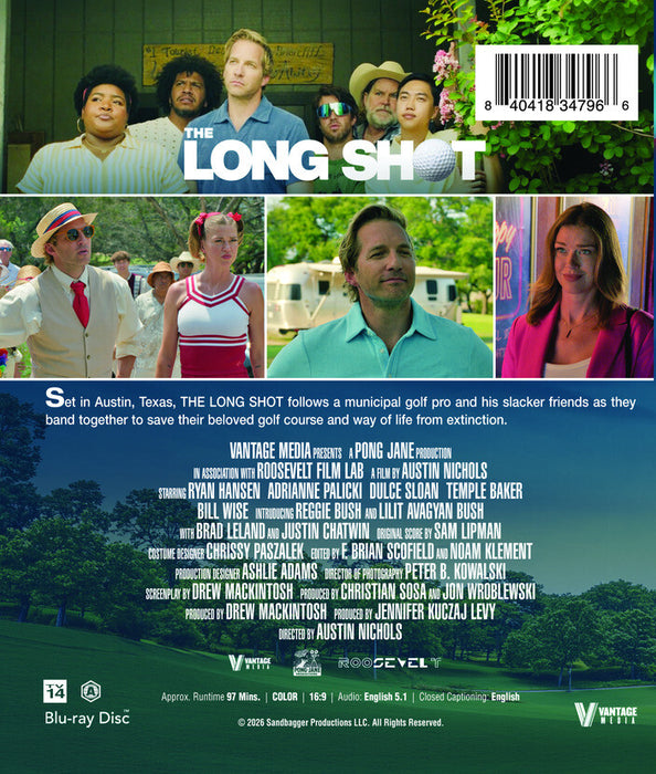 The Long Shot (MOD) (BluRay Movie) - back cover art