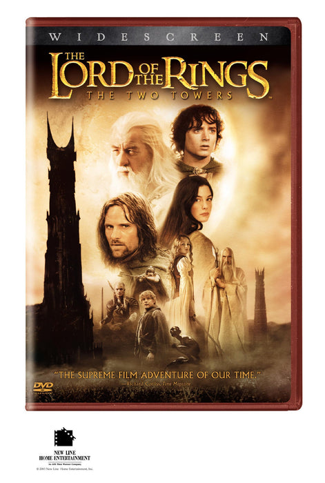 The Lord of the Rings: The Two Towers (Widescreen Edition) (2002) DVD - movie cover art