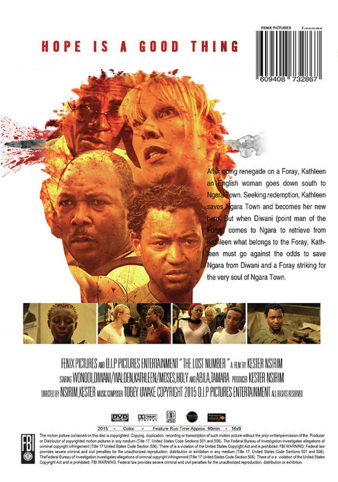 The Lost Number (MOD) (DVD Movie) - back cover art