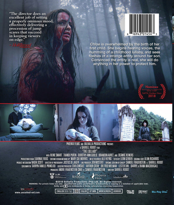 The Lullaby (MOD) (BluRay Movie) - back cover art