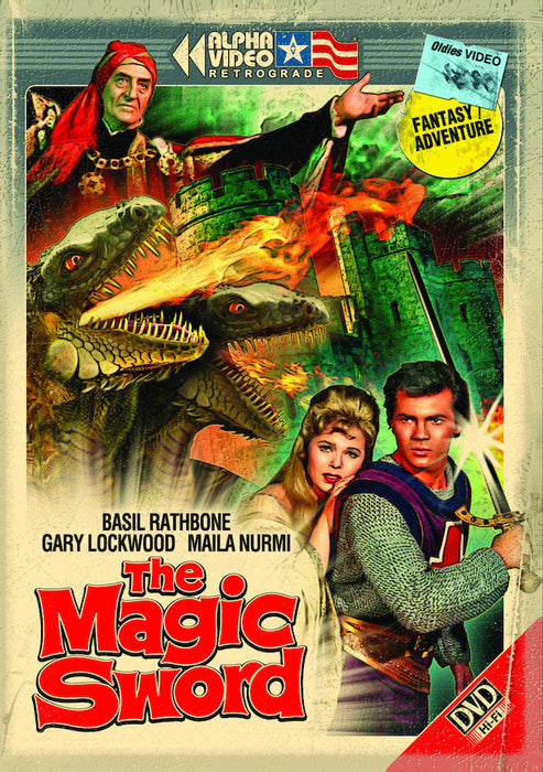 The Magic Sword (Retro Cover Art + Postcard) (MOD) (DVD MOVIE)