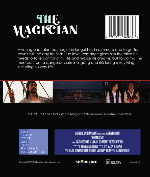 The Magician (MOD) (BluRay Movie) - back cover art