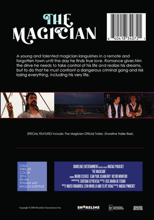 The Magician (MOD) (DVD Movie) - back cover art