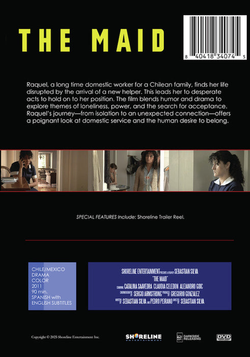 The Maid (MOD) (DVD Movie) - back cover art