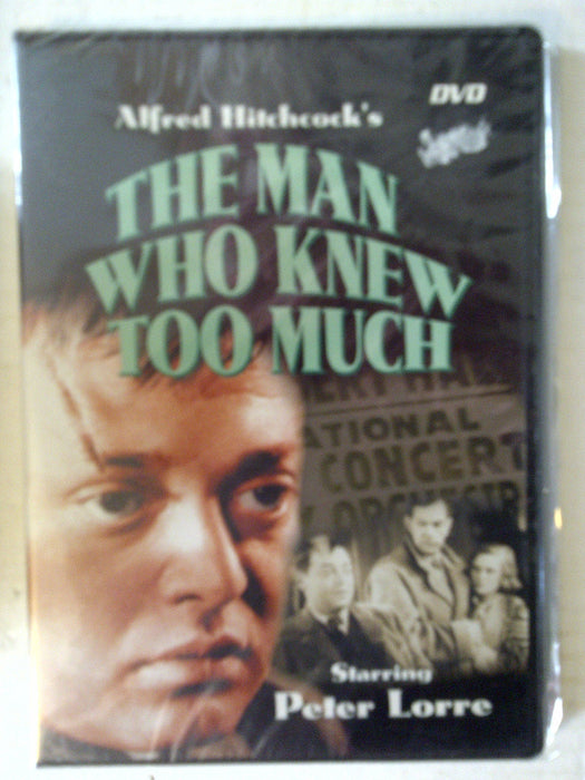 The Man Who Knew Too Much DVD - movie cover art