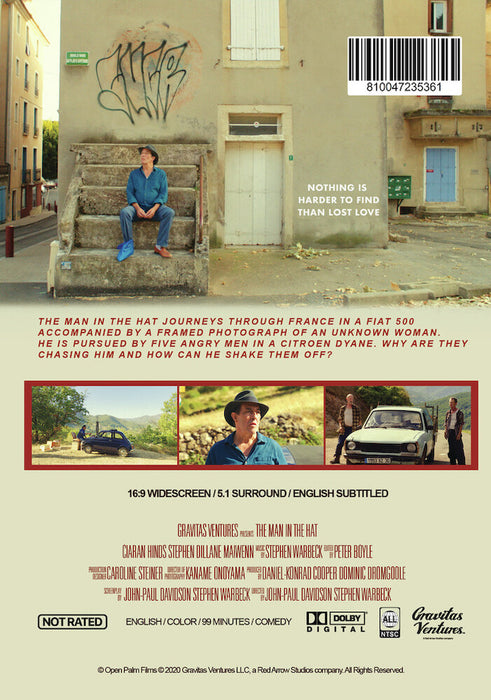 The Man in the Hat (MOD) (DVD Movie) - back cover art