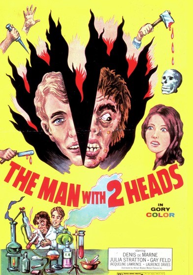 The Man with Two Heads (MOD) (DVD Movie) - movie cover art
