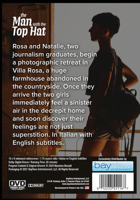 The Man with the Top Hat (MOD) (DVD Movie) - back cover art