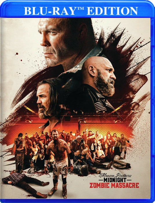 The Manson Brothers Midnight Zombie Massacre (MOD) (BluRay Movie) - movie cover art