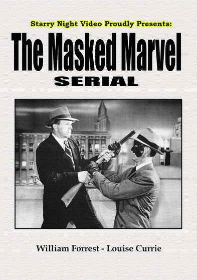 The Masked Marvel (MOD) (DVD Movie) - movie cover art