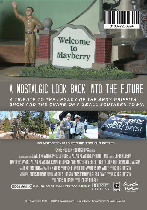 The Mayberry Effect (MOD) (DVD Movie) - back cover art