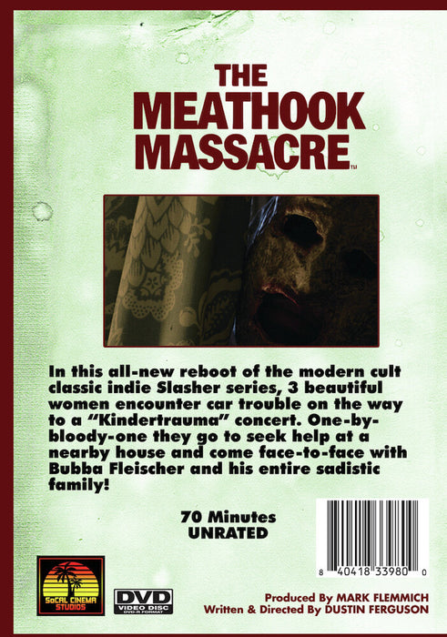 The Meathook Massacre (MOD) (DVD Movie) - back cover art