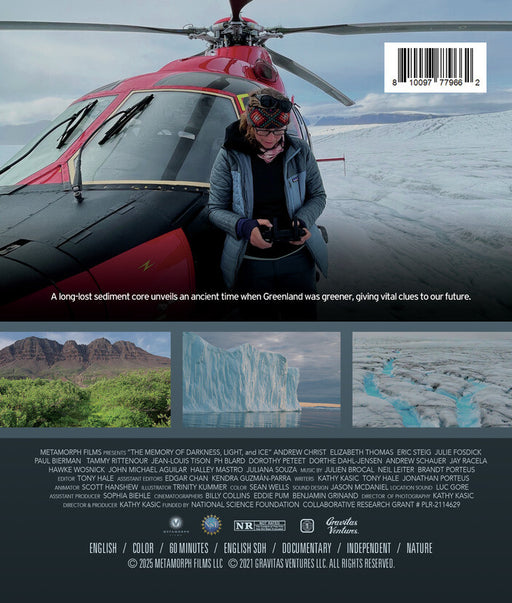 The Memory of Darkness, Light, and Ice (MOD) (BluRay Movie) - back cover art