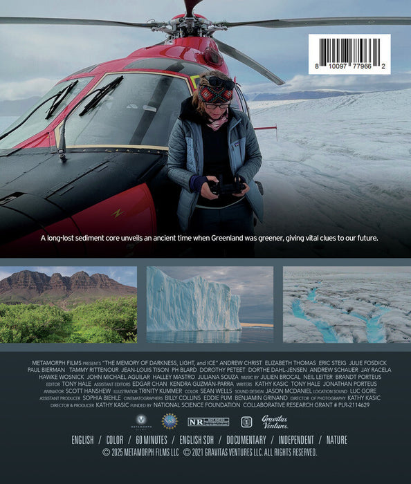 The Memory of Darkness, Light, and Ice (MOD) (BluRay Movie) - back cover art