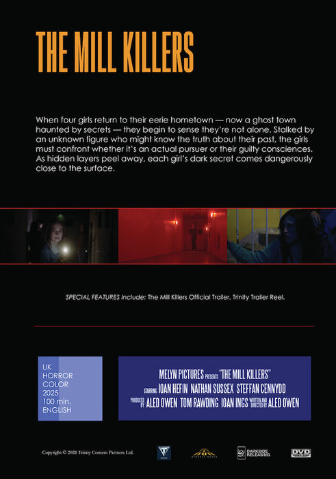 The Mill Killers (MOD) (DVD Movie) - back cover art