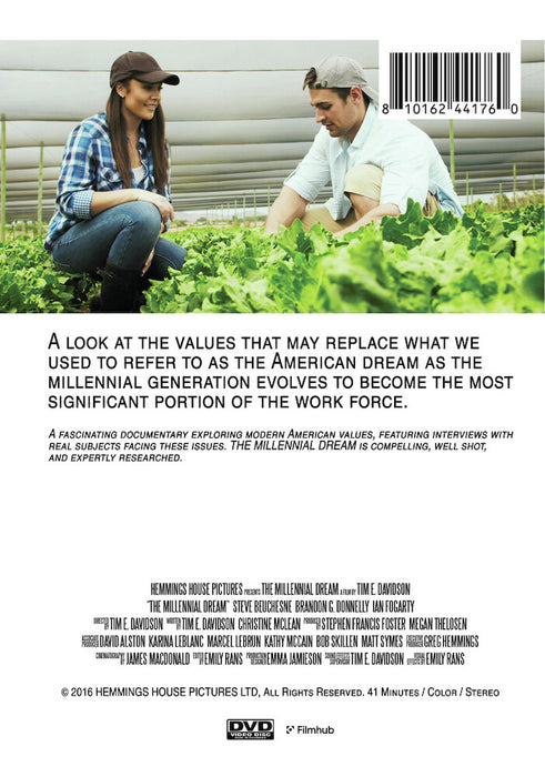 The Millennial Dream (MOD) (DVD Movie) - back cover art
