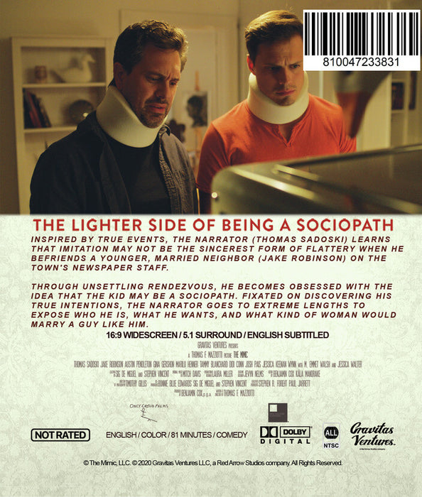 The Mimic (MOD) (BluRay Movie) - back cover art