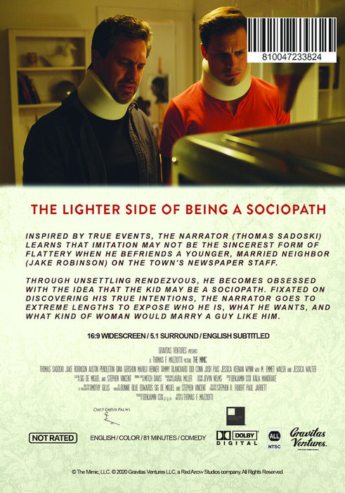 The Mimic (MOD) (DVD Movie) - back cover art