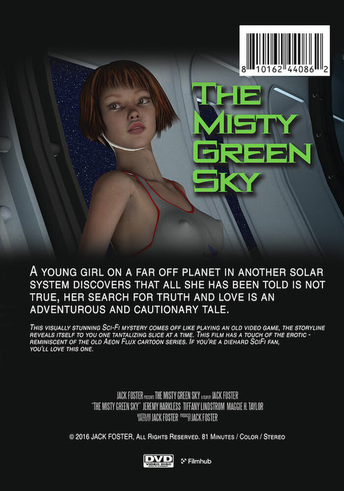 The Misty Green Sky (MOD) (DVD Movie) - back cover art