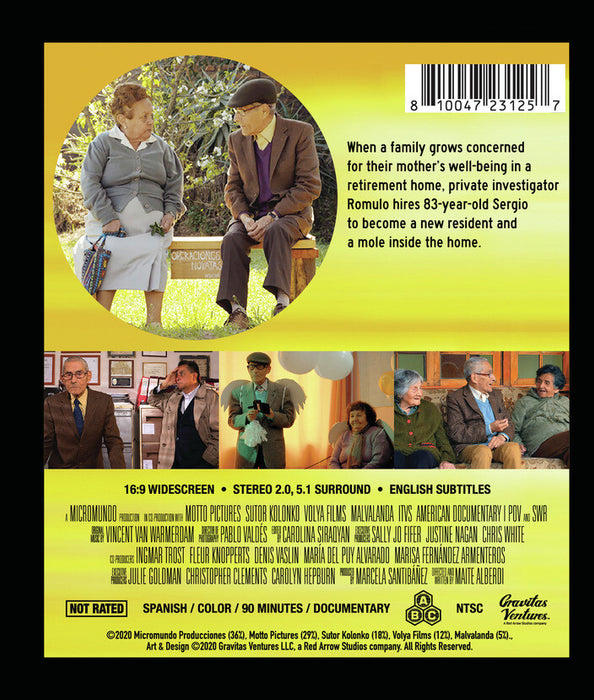 The Mole Agent (MOD) (BluRay Movie) - back cover art