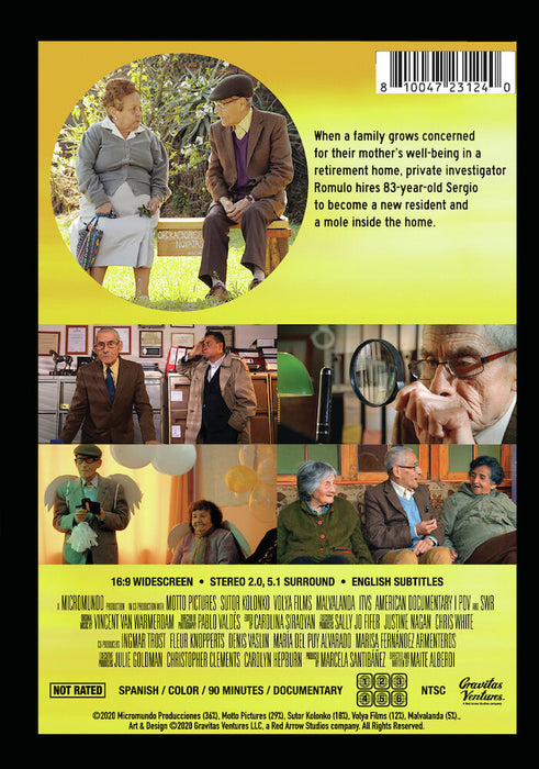 The Mole Agent (MOD) (DVD Movie) - back cover art